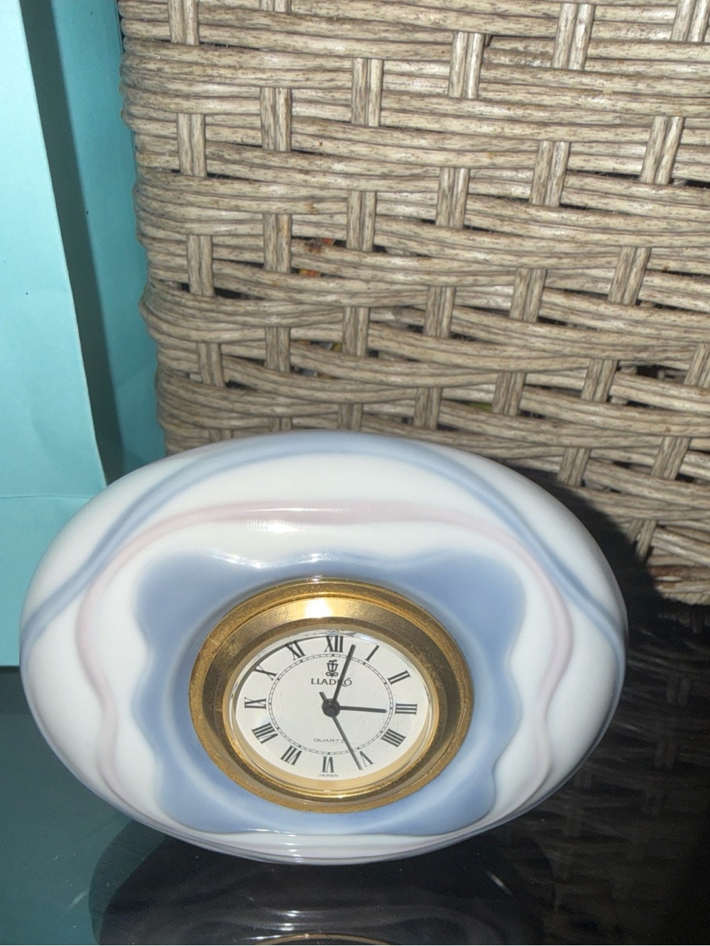 LLADRO small desk clock VTG
